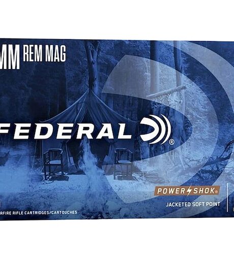 Federal Power-Shok 7mm Remington Magnum Ammo 175 Grain Jacketed Soft Point