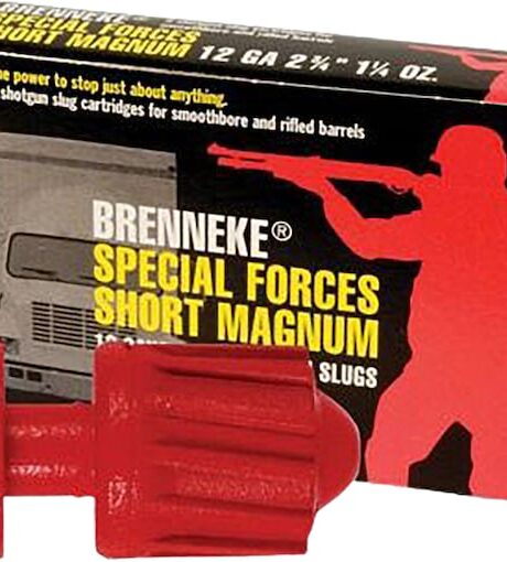 Brenneke Special Forces Short Magnum 12 Gauge Slug 2-3/4" 1-1/4oz Box of 5