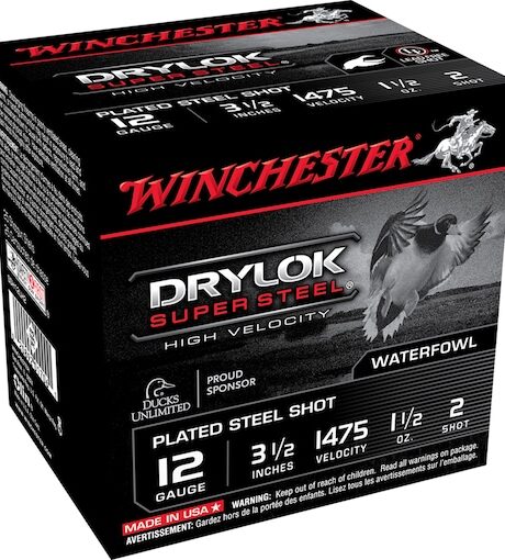 Winchester Drylok Super Steel High Velocity Waterfowl 12 Gauge Steel Ammo