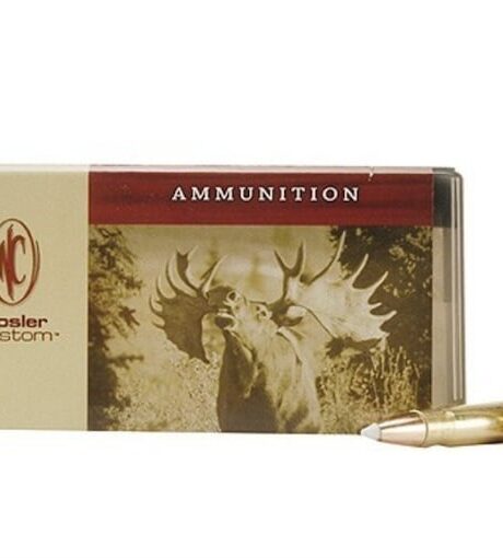 Nosler Custom 375 H&H Magnum Ammo 260 Grain Nosler AccuBond Bonded Polymer Tip Box of 20