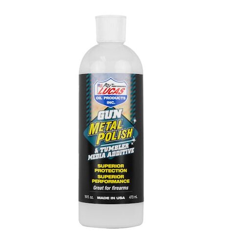 Lucas Oil Gun Metal Polish and Tumbler Media Additive Liquid