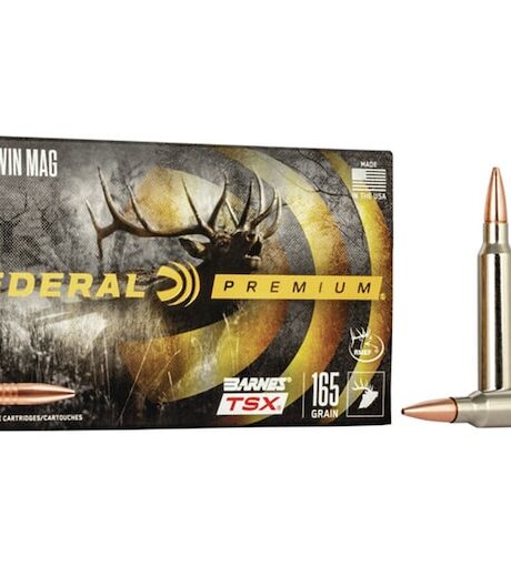 Federal Premium 300 Winchester Magnum Ammo 165 Grain Barnes Triple-Shock X Solid Hollow Point Lead Free Box of 20