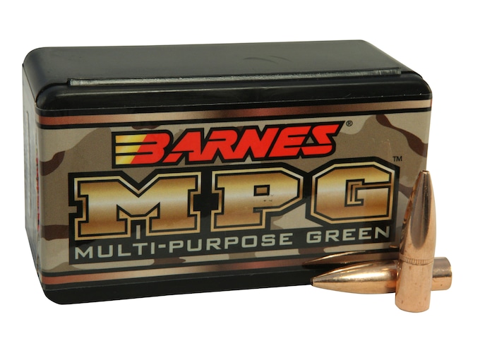 Barnes MPG (Multi-Purpose Green) Bullets Jacketed Hollow Point
