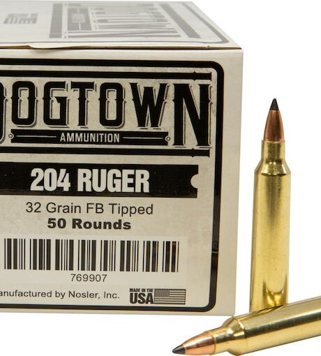 Dogtown 204 Ruger Ammo 32 Grain Polymer Tip