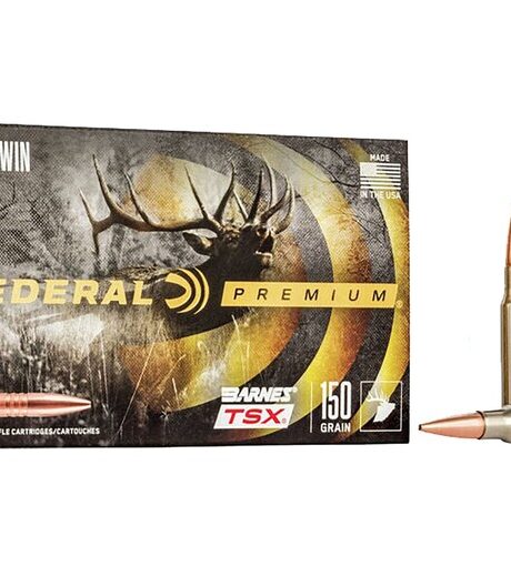 Federal Premium 308 Winchester Ammo 150 Grain Barnes Triple-Shock X Solid Hollow Point Lead Free Box of 20