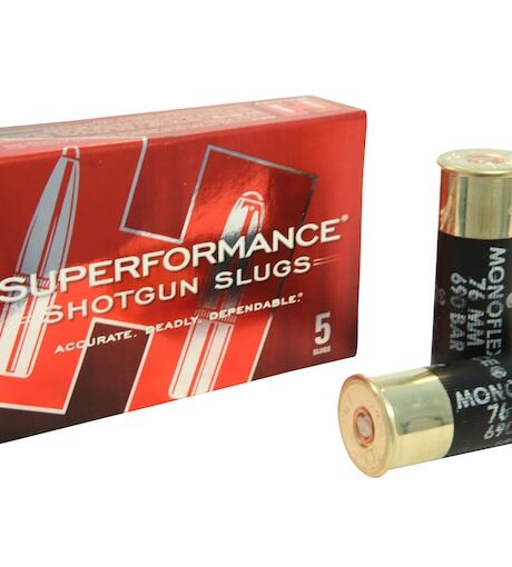 Hornady Superformance 12 Gauge Polymer Tip Sabot Slug 2-3/4" 300 Grain Box of 5