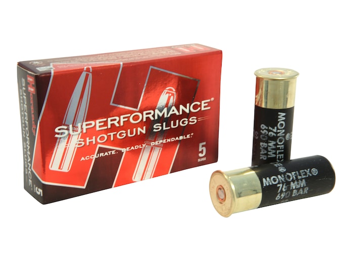 Hornady Superformance 12 Gauge Polymer Tip Sabot Slug 2-3/4" 300 Grain Box of 5