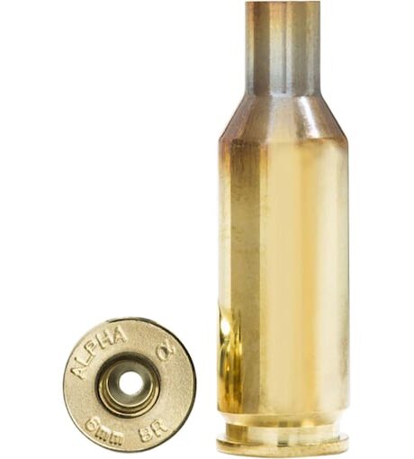 Alpha Munitions 6mm Norma BR (Bench Rest) Brass Box of 100