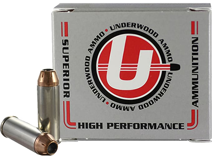 Underwood 45 Colt (Long Colt) Ammo 250 Grain Hornady XTP Jacketed Hollow Point Box of 20