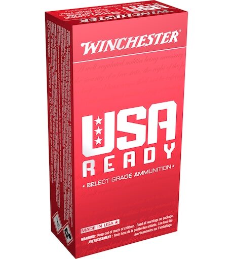 Winchester USA Ready 9mm Luger Ammo 115 Grain Full Metal Jacket