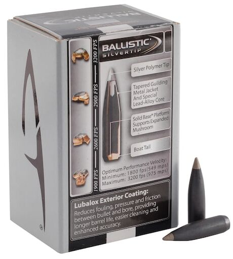Combined Technology Ballistic Silvertip Hunting Bullets Polymer Tip