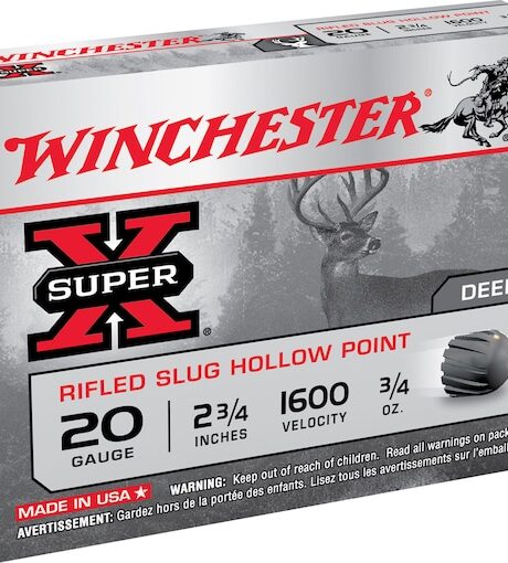 Winchester Super X 20 Gauge Rifled Slug 2-3/4" 3/4oz