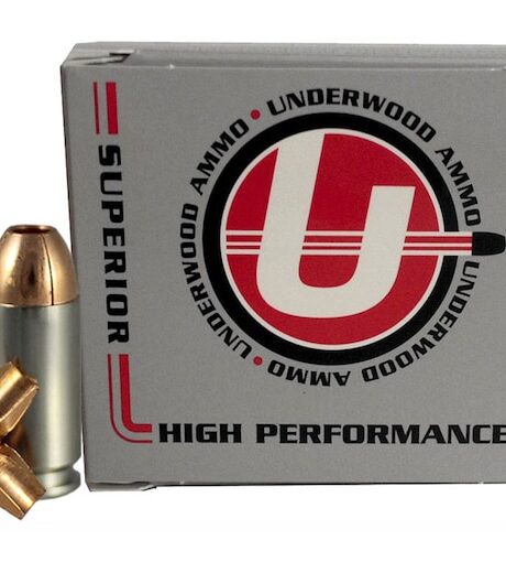 Underwood 40 S&W Ammo 140 Grain Lehigh Maximum Expansion Solid Hollow Point Lead Free Box of 20