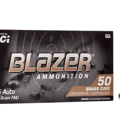 Blazer Brass 45 ACP Ammo 230 Grain Full Metal Jacket