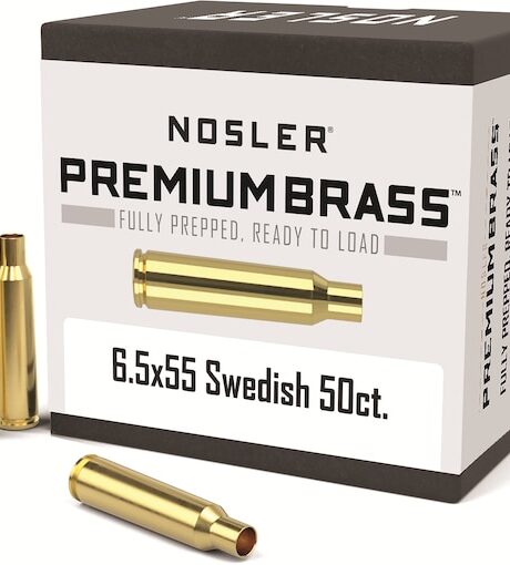 Nosler Custom 6.5x55mm Swedish Mauser Brass Box of 50