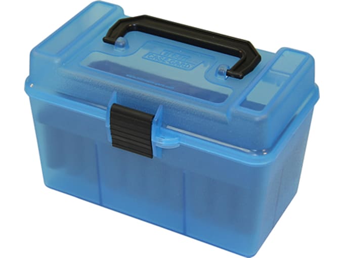 MTM Deluxe Flip Top Ammo Box with Handle 378 Weatherby Magnum to 500 Nitro Express 50-Round