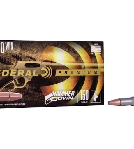 Federal Premium HammerDown 30-30 Winchester Ammo 150 Grain Bonded Jacketed Soft Point Box of 20