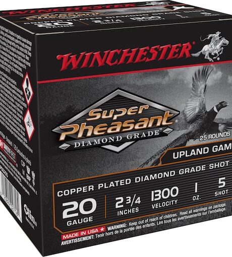 Winchester Super Pheasant Diamond Grade 20 Gauge Copper Plated Lead Ammo