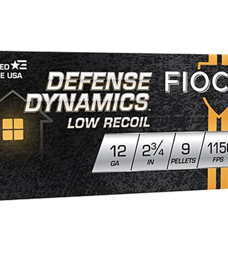 Fiocchi Defense Dynamics Low Recoil 12 Gauge Buckshot Ammo 2-3/4"