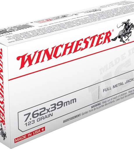 Winchester White Box USA 7.62x39mm Ammo 123 Grain Full Metal Jacket