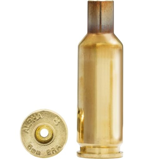 Alpha Munitions 6mm BRA (Bench Rest Ackley Improved) Brass Box of 100