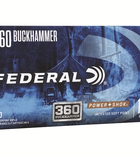 Federal Power-Shok 360 Buckhammer Ammo 180 Grain Jacketed Soft Point
