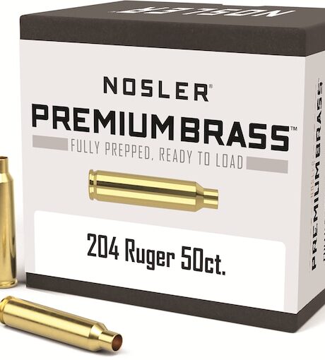 Nosler Custom 204 Ruger Brass Box of 50