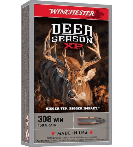 Winchester Deer Season XP 308 Winchester Ammo 150 Grain Winchester Extreme Point Polymer Tip