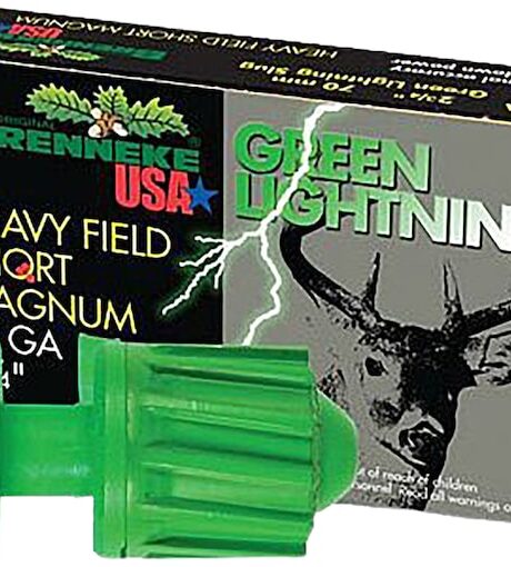 Brenneke Green Lightning Heavy Field Short Magnum 12 Gauge Rifled Slug 2-3/4" 1-1/4oz Box of 5