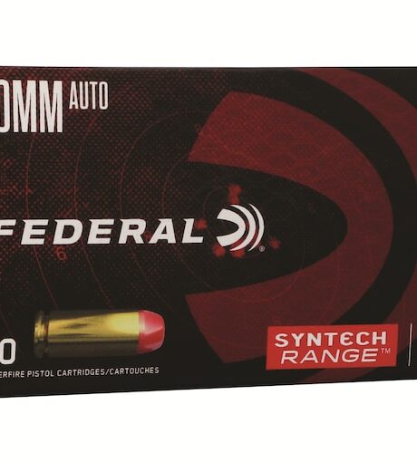 Federal Syntech Range 10mm Auto Ammo 205 Grain Federal TSJ Total Synthetic Jacket (TSJ)