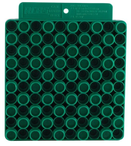 RCBS Universal Reloading Tray 50-Round Plastic Green