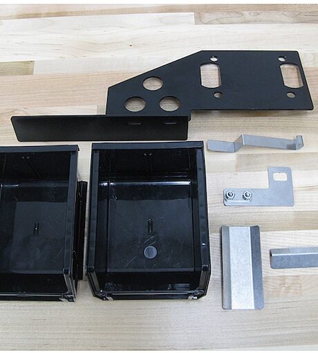 Inline Fabrication Case Ejector System for the RCBS Rock Chucker Single Stage Press with Black Bullet Trays