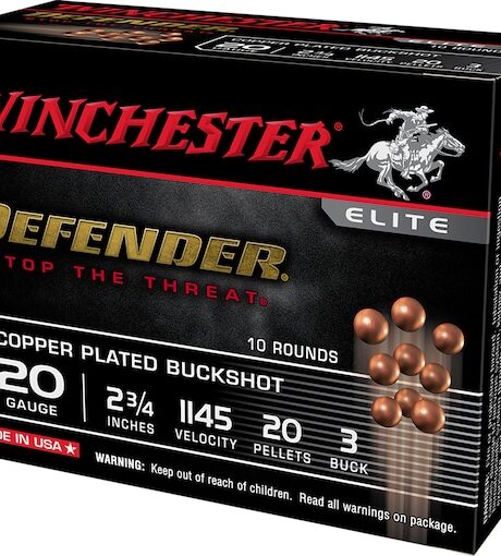 Winchester Defender 20 Gauge Buckshot Ammo 2-3/4"