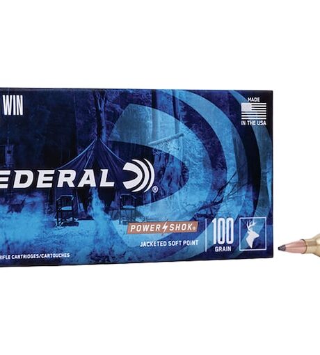 Federal Power-Shok 243 Winchester Ammo 100 Grain Jacketed Soft Point
