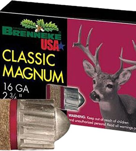 Brenneke Classic Magnum 16 Gauge Rifled Slug 2-3/4" 1oz Box of 5