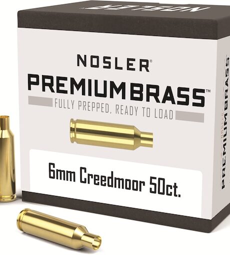 Nosler Custom 6mm Creedmoor Brass Box of 50