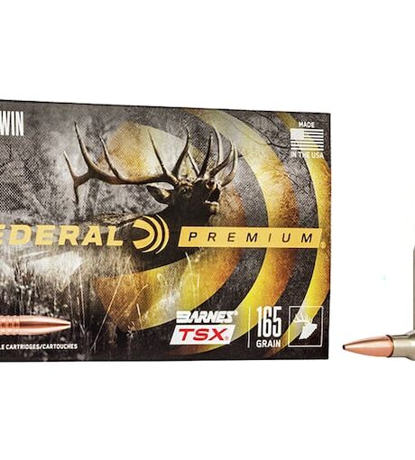 Federal Premium 308 Winchester Ammo 165 Grain Barnes Triple-Shock X Solid Hollow Point Lead Free Box of 20