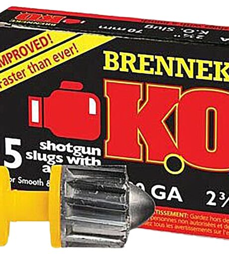 Brenneke K.O. 20 Gauge Rifled Slug 2-3/4" 3/4oz Box of 5