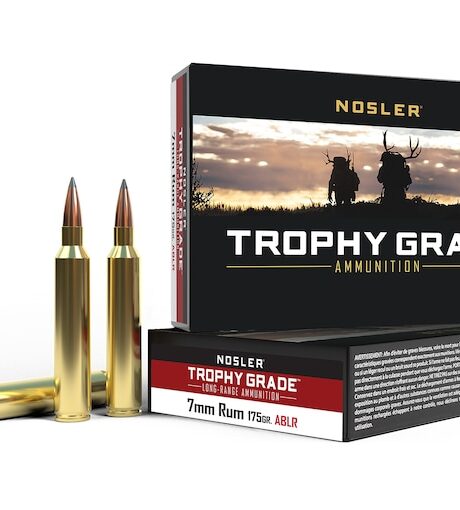 Nosler Trophy Grade 7mm Remington Ultra Magnum Ammo 175 Grain Nosler AccuBond Long Range Bonded Polymer Tip Box of 20