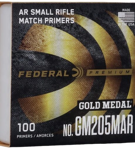 Federal Premium Gold Medal AR Match Grade Small Rifle Primers #GM205MAR