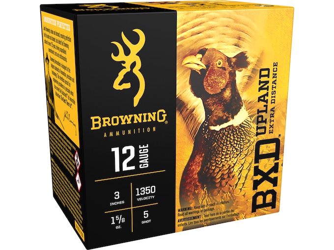 Browning BXD Upland 12 Gauge Nickel Plated Lead Ammo