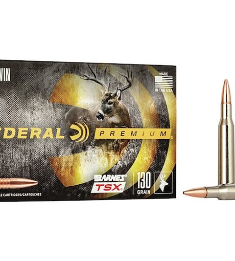 Federal Premium 270 Winchester Ammo 130 Grain Barnes Triple-Shock X Jacketed Hollow Point Lead Free Box of 20