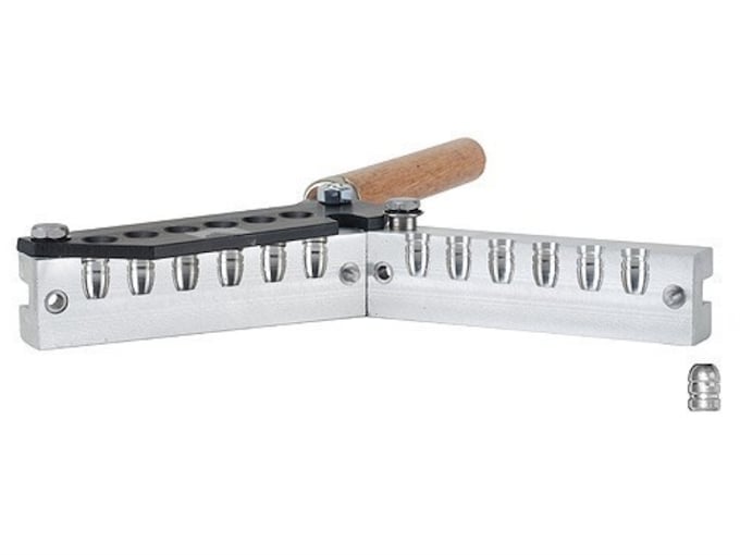 Lee 6 Cavity Bullet Mold 358-125-RF 38 Special, 357 Magnum, 38 Colt New Police, 38 S&W (358 Diameter) 125 Grain Flat Nose