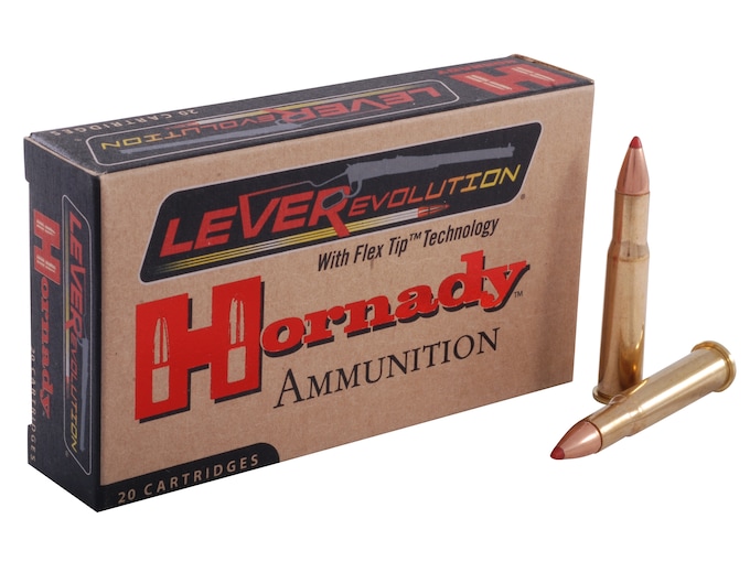 Hornady LEVERevolution 25-35 WCF Ammo 110 Grain Hornady FTX Polymer Tip Box of 20