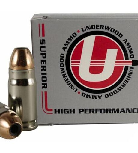 Underwood 357 Sig Ammo 115 Grain Nosler Jacketed Hollow Point Jacketed Hollow Point Box of 20