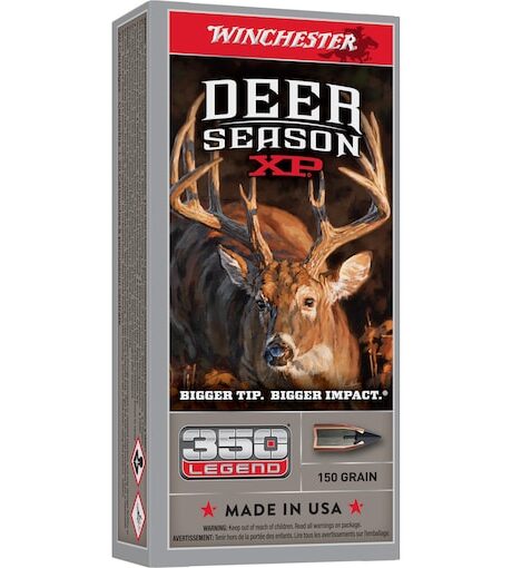Winchester Deer Season XP 350 Legend Ammo 150 Grain Winchester Extreme Point Polymer Tip