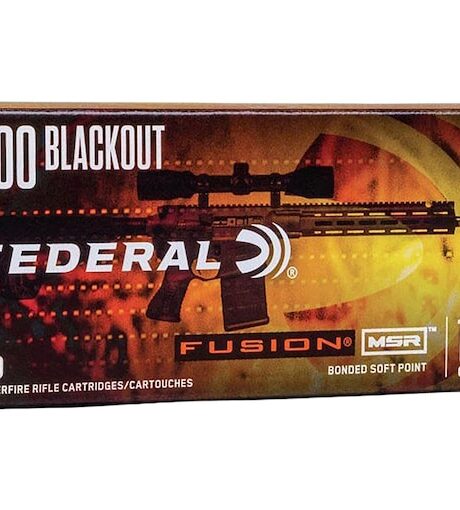 Federal Fusion MSR 300 AAC Blackout Ammo 150 Grain Bonded Round Nose Box of 20