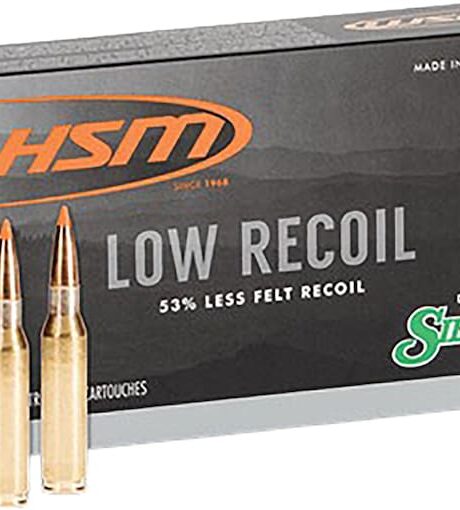 HSM Low Recoil 308 Winchester Ammo 150 Grain Polymer Tip Box of 20
