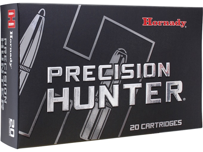 Hornady Precision Hunter 22 Creedmoor Ammo 80 Grain Hornady ELD-X Polymer Tip Box of 20