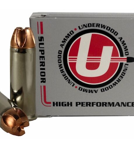 Underwood 44 Remington Magnum Ammo 220 Grain Lehigh Xtreme Penetrator Fluted Lead Free Box of 20